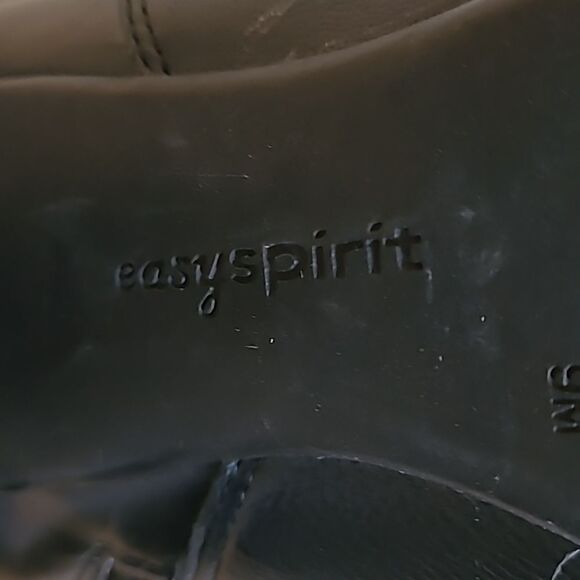 Easy Spirt Vegan Leather Black Ankel Booties - Picture 11 of 13